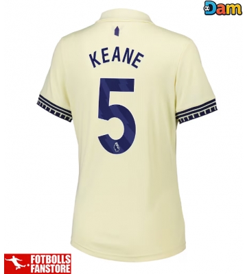 Everton Michael Keane #5 Bortatröja Dam 2025-26 Kortärmad